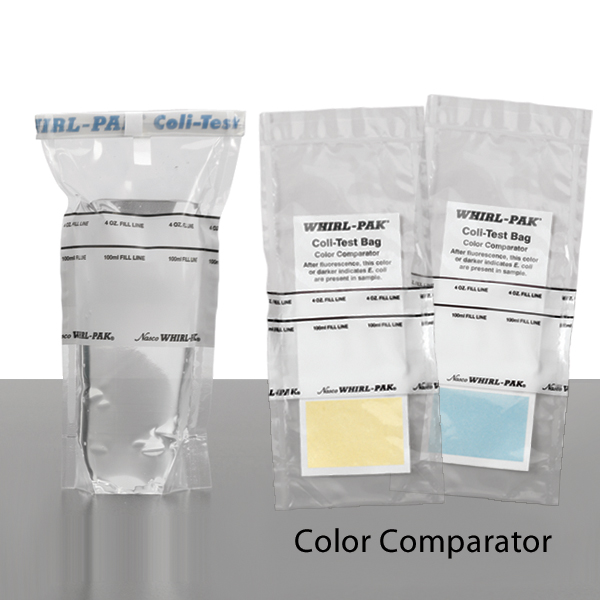 B01417WA WHIRL-PAK® KOLİ TEST POŞETİ 3.4-0Z RENK DEĞİŞTİREN AYRAÇLAR DİK DURABİLEN POŞET 100 ML